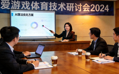 爱游戏体育官网首席技术官（CTO）李思源女士在技术研讨会上的照片