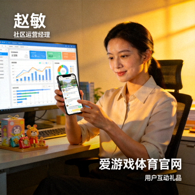 爱游戏体育官网社区运营经理赵敏肖像，专注于用户社区培育与粉丝互动生态