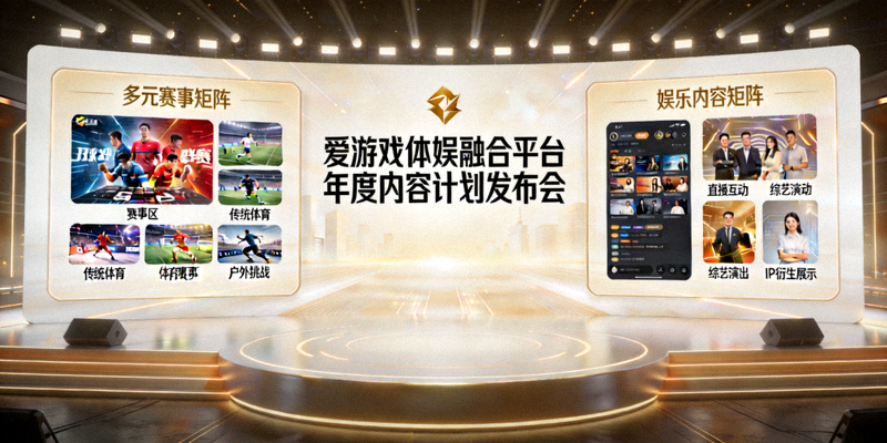 爱游戏体娱融合平台年度内容计划发布会展示多元赛事与娱乐内容矩阵