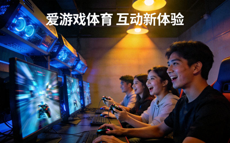 爱游戏体育官网新闻动态配图：多人在电竞空间中操作设备，展现互动内容新体验